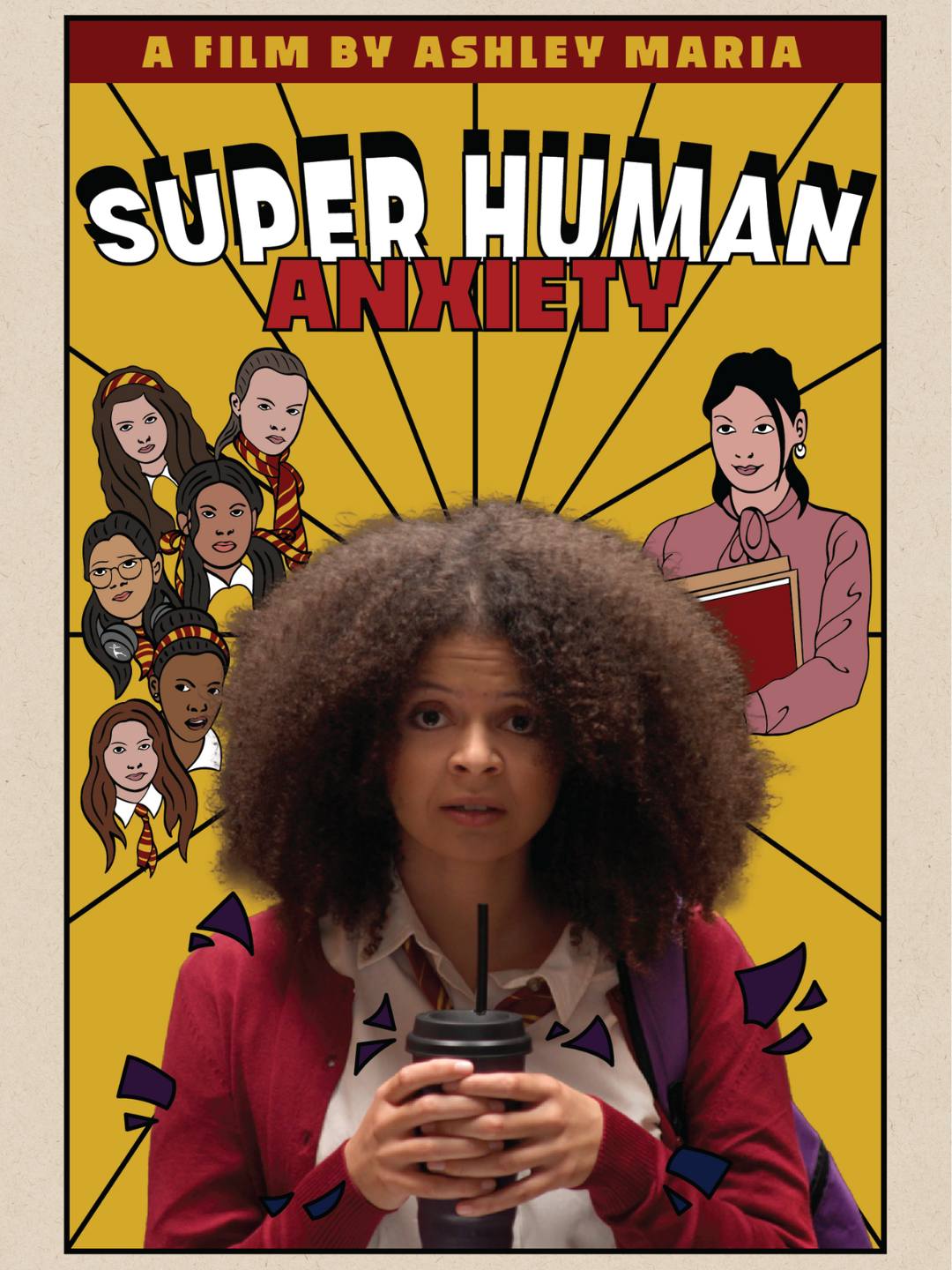 Super Human Anxiety Poster